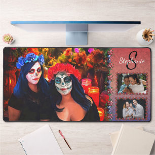 Vallarta Catrinas with Flowers & Candles 1718 Desk Mat