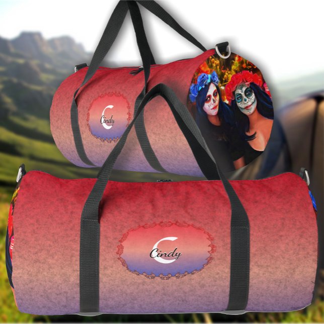 Vallarta Catrinas with Flowers & Candles 1718 Duffle Bag (Creator Uploaded)