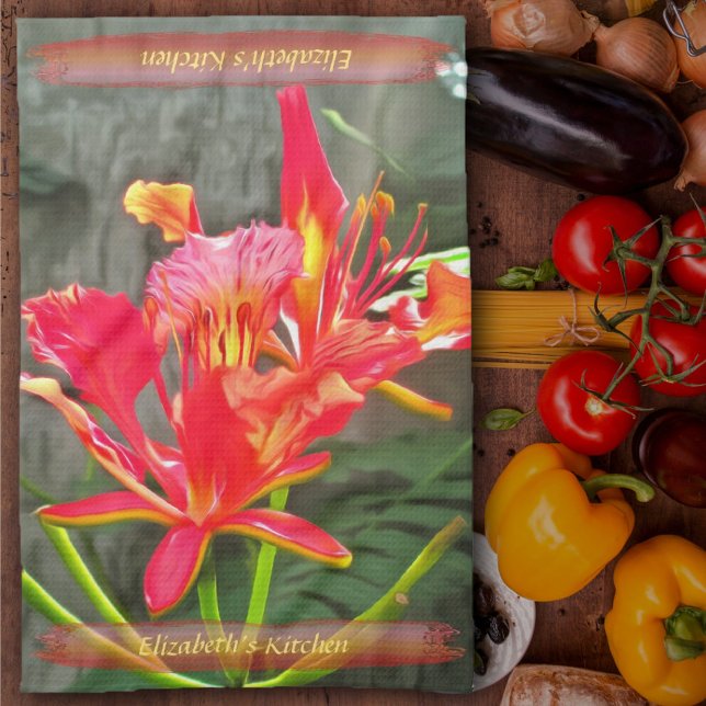 Vallarta Flaming Beauty 1583 Tea Towel (Creator Uploaded)