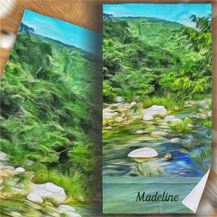 Vallarta River South 0366 Beach Towel