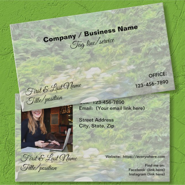 Vallarta River South 0366 Business Card (Creator Uploaded)