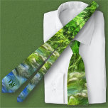 Vallarta River South 0366 Tie<br><div class="desc">Painting "Vallarta River South 0366" Collection Upgrade your wardrobe with a custom tie to match any suit, dress shirt, and occasion. Wear in the office or on a night out in the town. Personalise on the product page or click the "Customise" button for more design options. Designed and created from...</div>