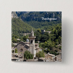 Valldemossa 15 Cm Square Badge