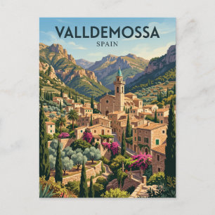 Valldemossa Old Town Spain Postcard