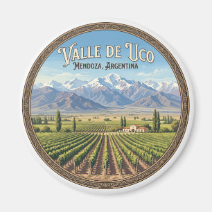 Valle de Uco Vineyards Tunuyán Argentina Magnet