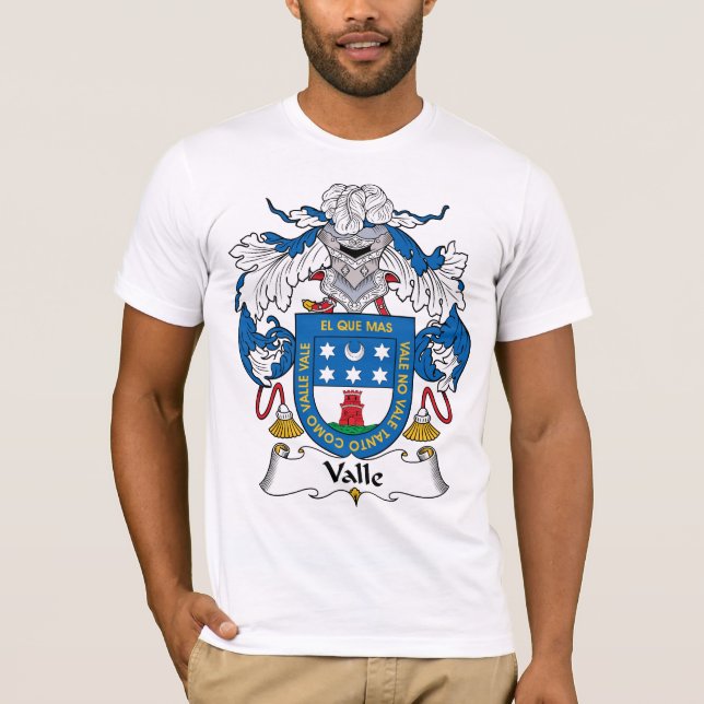 Valle Family Crest T-Shirt (Front)