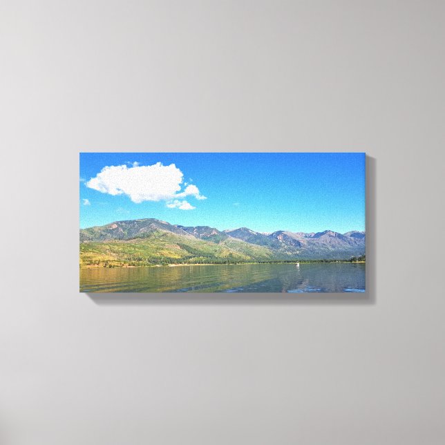 Vallecito Lake near Durango Colorado Canvas Print (Front)