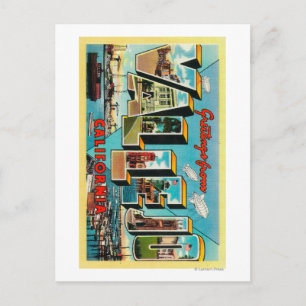Vallejo, California - Large Letter Scenes Postcard