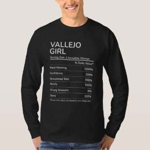 Vallejo Girl Funny California Hometown T-Shirt