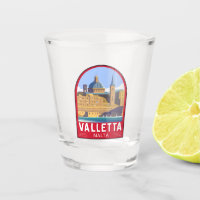 Valletta Malta Travel Vintage Art