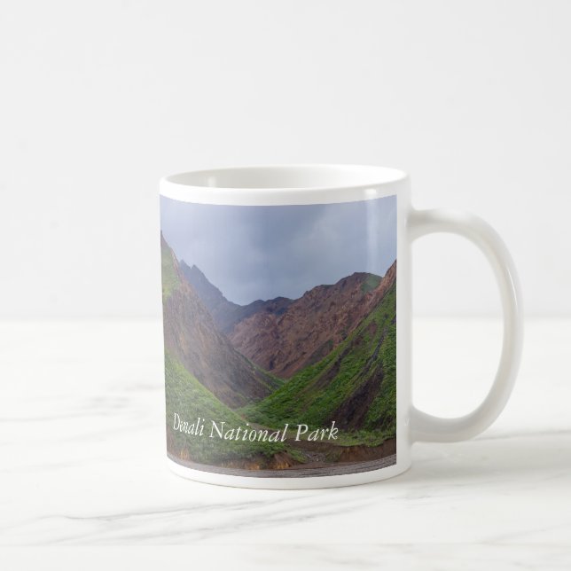 Valley At Denali's Toklat River Coffee Mug (Right)