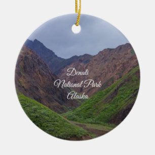 Valley At Denali's Toklat River Ornament Souvenir