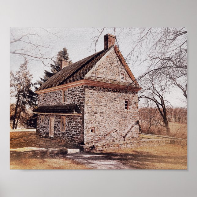 Valley Forge Farm House Print (Front)
