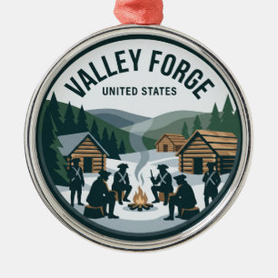 Valley Forge National Historic Park Pennsylvania Metal Tree Decoration