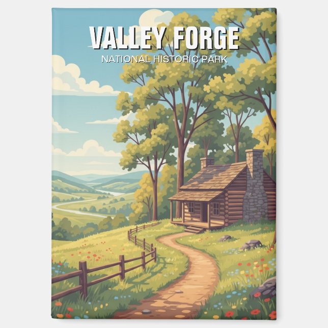 Valley Forge National Historic Park Travel Magnet (Front)