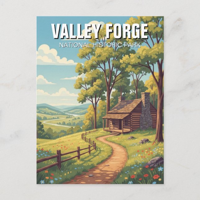 Valley Forge National Historic Park Travel Postcard (Front)