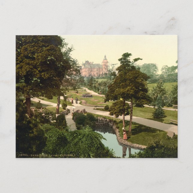 Valley Gardens I, Harrogate, Yorkshire, England Postcard (Front)