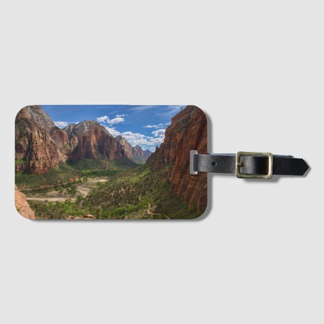 Valley in Zion National Park Luggage Tag (Front Horizontal)