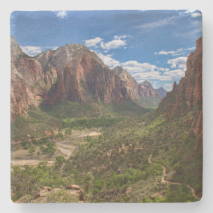 Valley in Zion National Park Stone Coaster