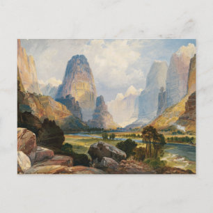 Valley of Babbling Waters, Southern Utah by Moran Postcard