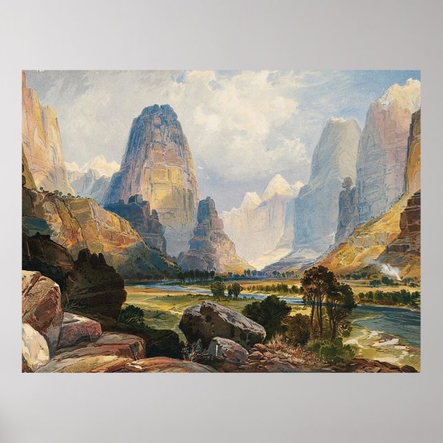 Valley of Babbling Waters Southern Utah, Poster (Front)