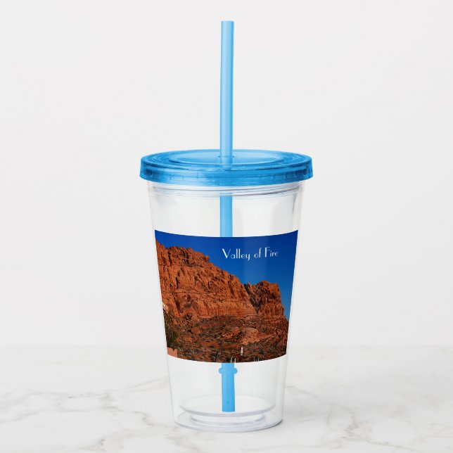 Valley of Fire Acrylic Tumbler (Front)