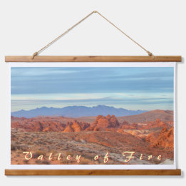 Valley of Fire at Dusk Hanging Tapestry