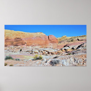 Valley of Fire Desert Landscape Photo Poster