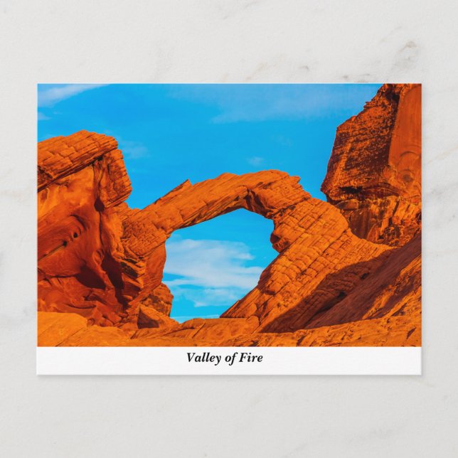 Valley Of Fire Postcard (Front)