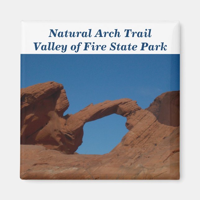 Valley of Fire State Park Arch Magnet (Front)