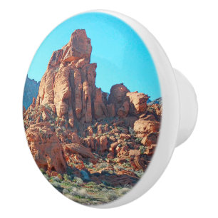 Valley of Fire State Park Ceramic Knob