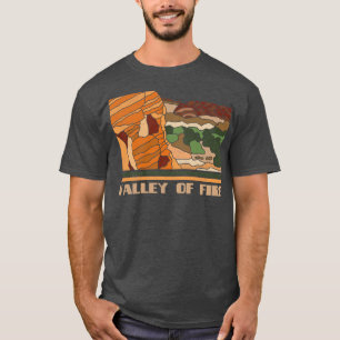 Valley Of Fire State Park Nature Lover Vintage Ret T-Shirt