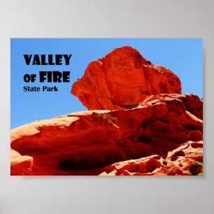 Valley of Fire State Park Nevada America USA Poster
