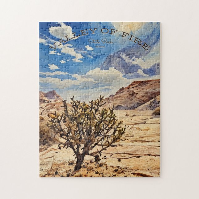 Valley of Fire State Park, Nevada Jigsaw Puzzle (Vertical)
