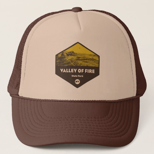 Valley of Fire State Park Nevada Trucker Hat (Front)
