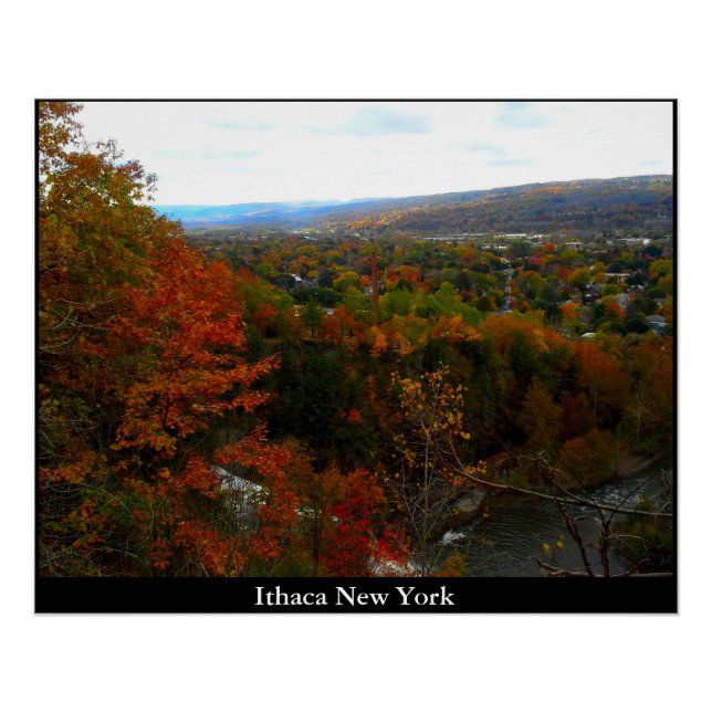 VALLEY OF ITHACA NEW YORK POSTER (Front)