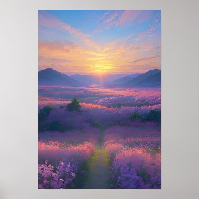 Valley of Purple Dreams Poster (Front)