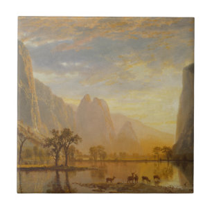 Valley of the Yosemite (1864) – Albert Bierstadt Tile