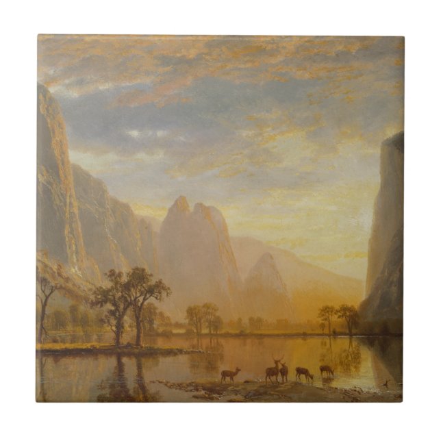 Valley of the Yosemite (1864) – Albert Bierstadt Tile (Front)