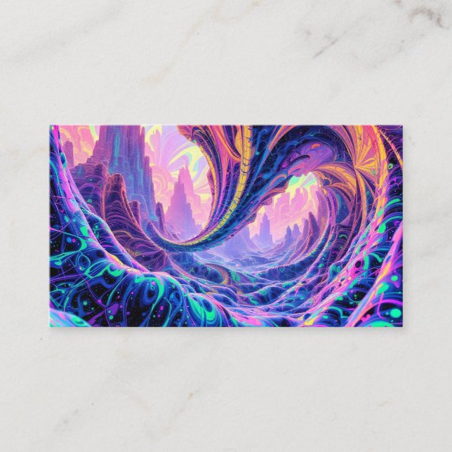 Valley Psychedelic Business Card (Front)