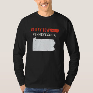 Valley township Pennsylvania USA State America Tra T-Shirt