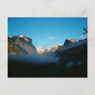 valley view after storm postcard