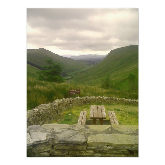 Valley View Photo Print (Front)