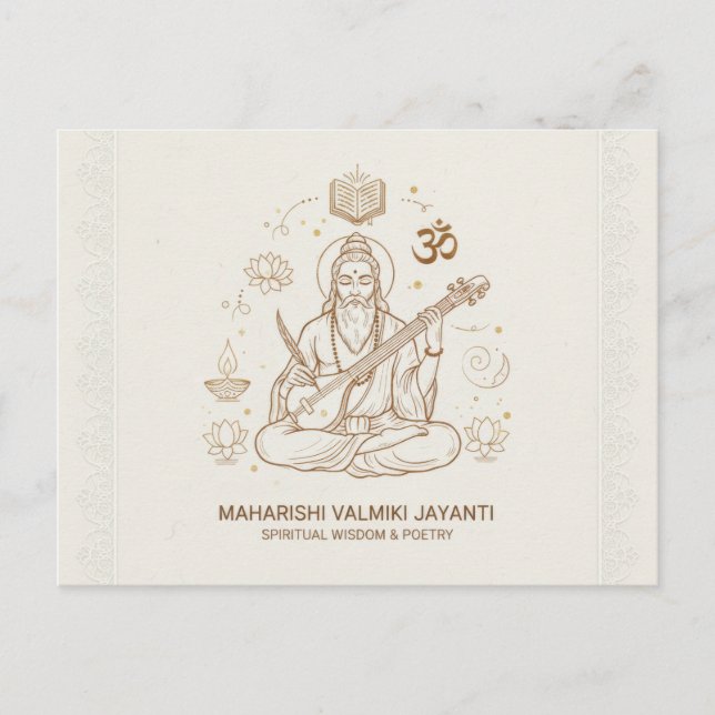 Valmiki jayanti celebration card (Front)