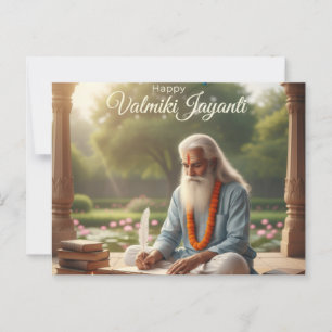Valmiki jayanti celebration postcard