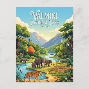 Valmiki National Park India Postcard