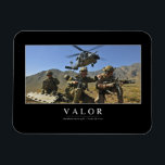 Valour: Inspirational Quote 2 Magnet<br><div class="desc">stk107220m</div>