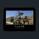 Valour: Inspirational Quote 2 Magnet<br><div class="desc">stk107220m</div>