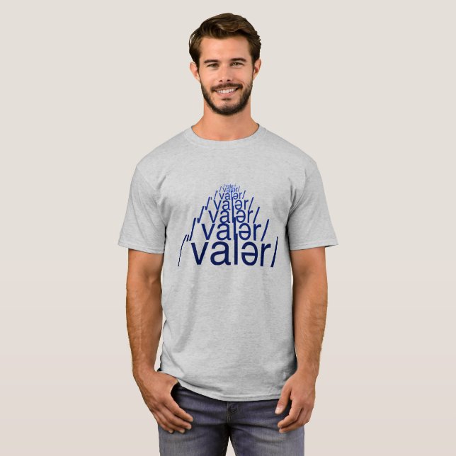 Valour Phonetic T-Shirt Men (Front Full)