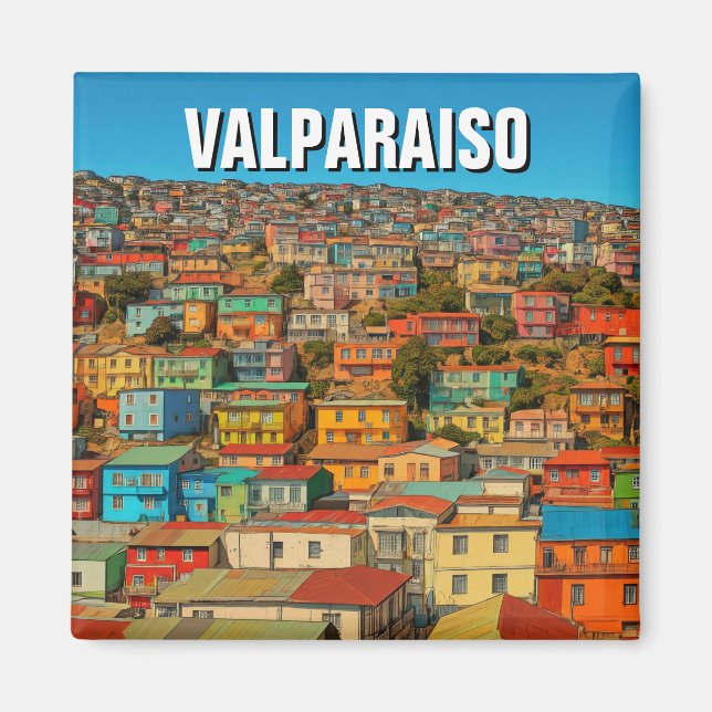 Valparaiso Chile Magnet (Front)